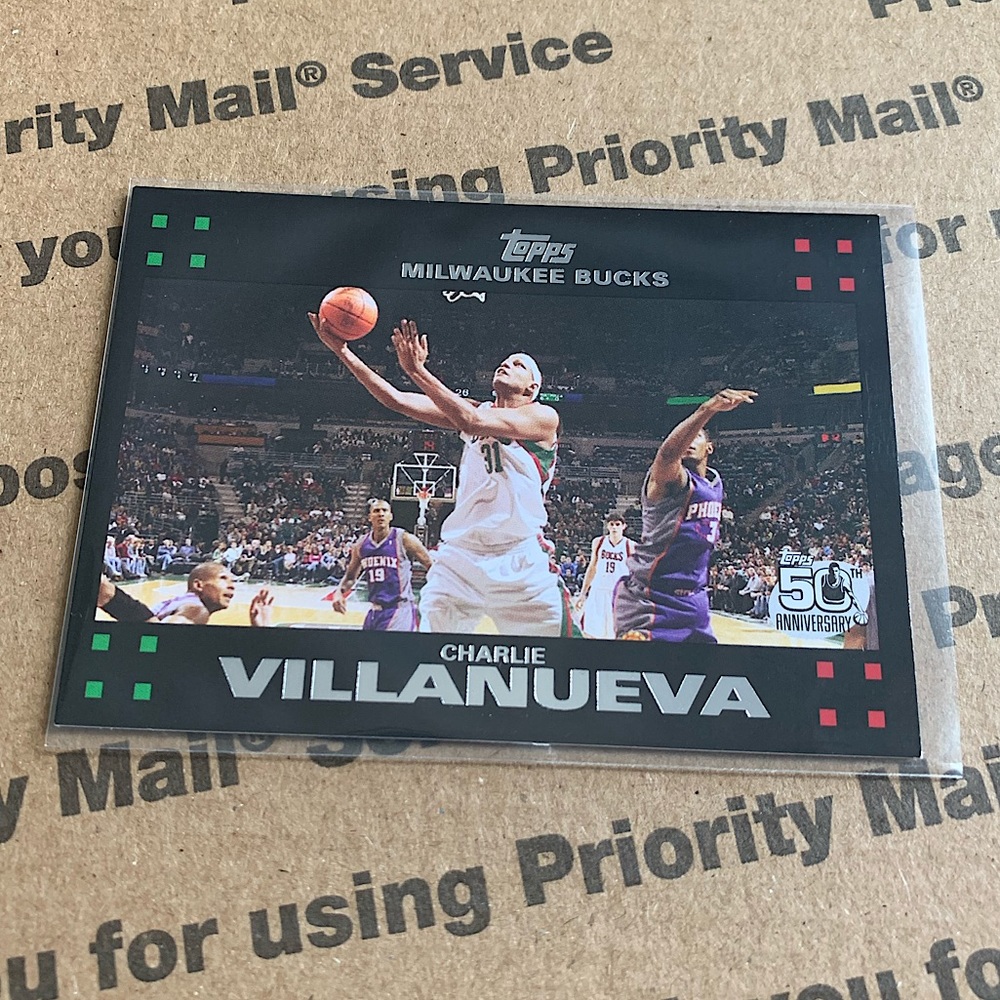 Charlie Villanueva β07 Topps Card